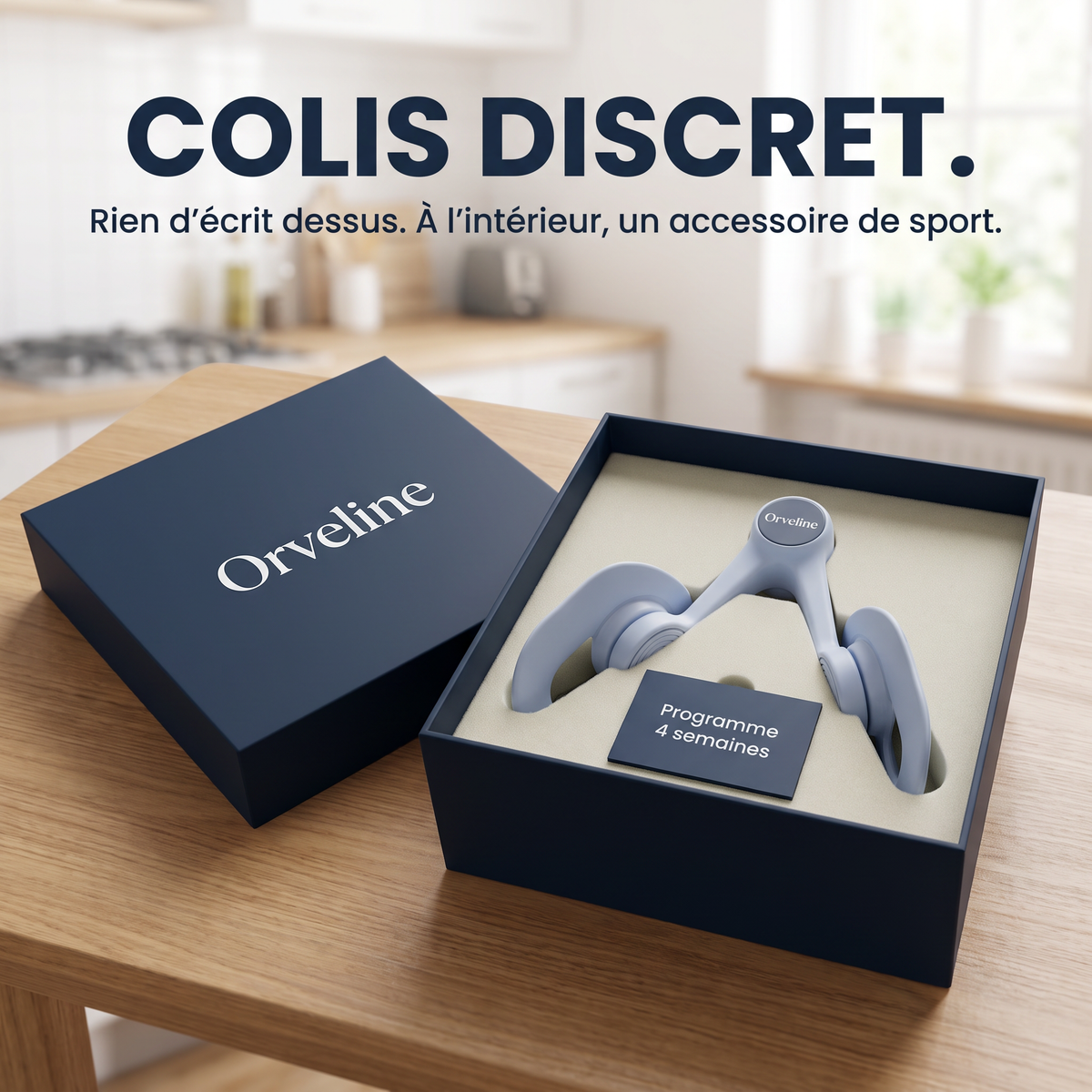 Colis discret Orveline avec le programme 4 semaines