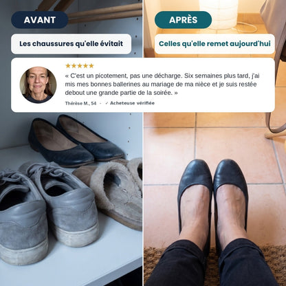 Avis cliente Orveline : les chaussures qu'elle évitait, celles qu'elle remet aujourd'hui