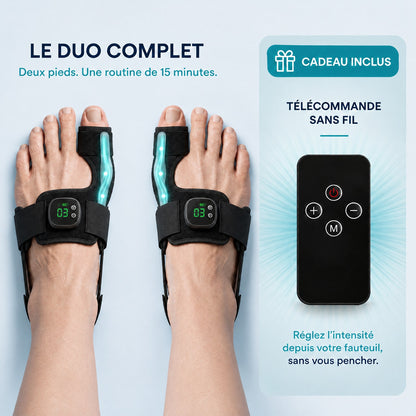 Attelle EMS Orveline hallux valgus, microcourant EMS
